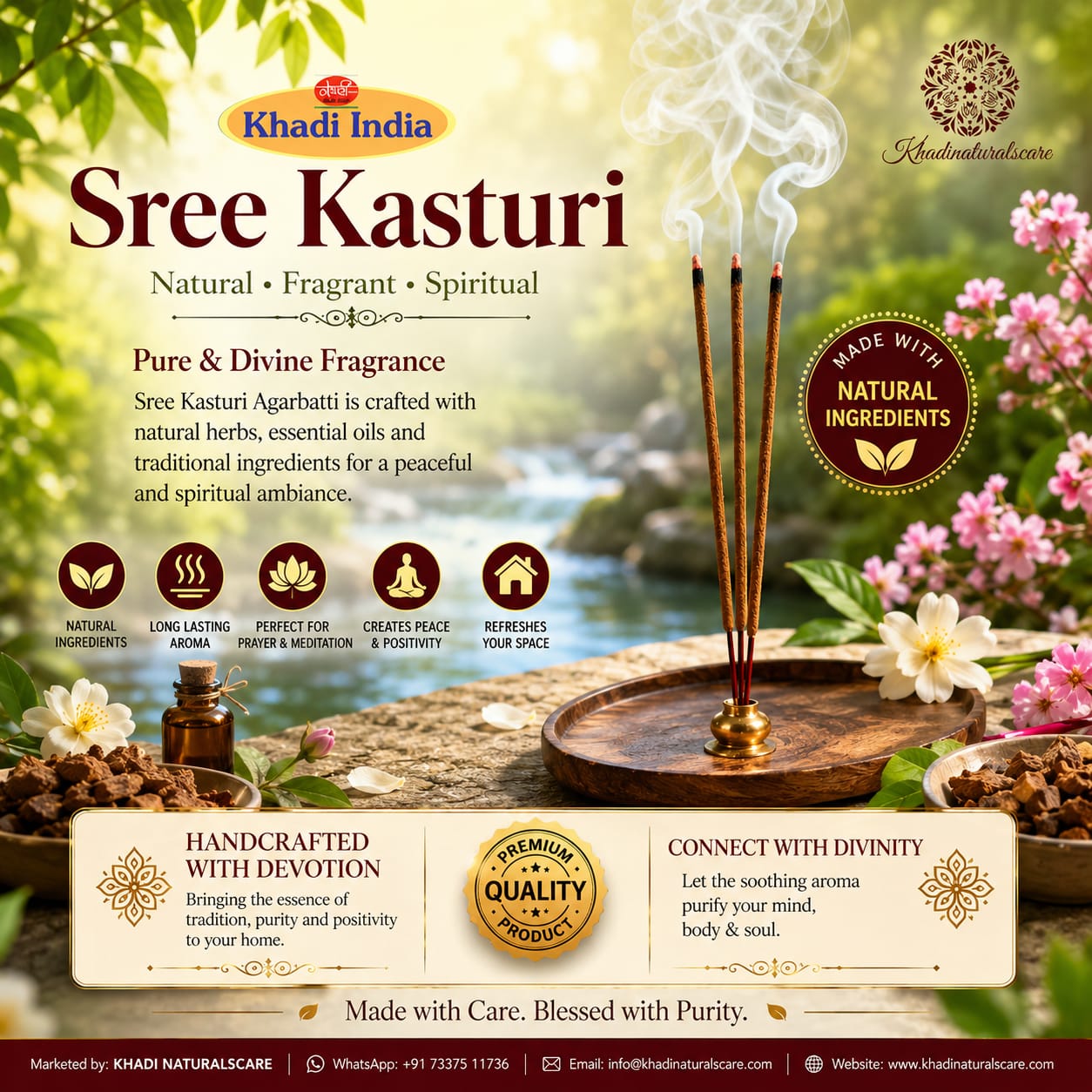 Khadi sree Kasturi agarbatti
